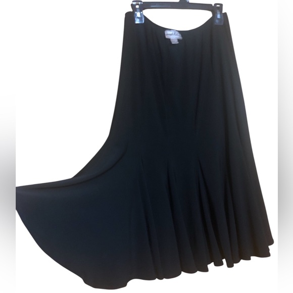Women’s Joseph Ribkoff Black Fit & Flared Midi Skirt - Picture 3 of 3